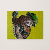 WWII Buldog dog soldaat Sgt. Rover Legpuzzel (Horizontaal)