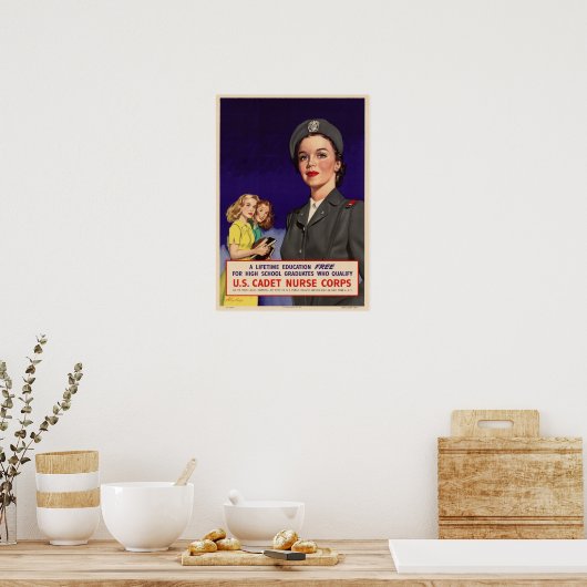 WWII Cadet Nurse Corps Poster (Keuken)