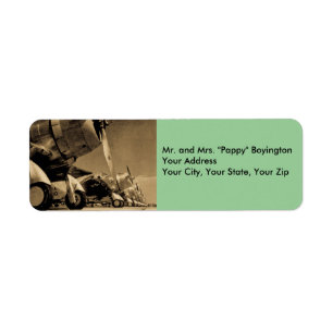 WWII Douglas SBD Dauntlesses Fighter Planes Etiket