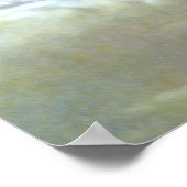 WWII Duitse ME-109 tijdens de vlucht. Poster (Hoek)