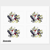 WWII EOD Rabbit Rechthoekige Sticker (Vel)