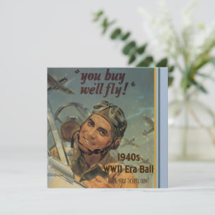 WWII Era Uitnodiging