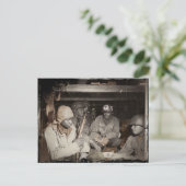 WWII Geneesmiddelen wachten Briefkaart (Staand voorkant)