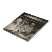 WWII Geneesmiddelen wachten Tegeltje (Zijkant)