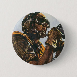 WWII Gunner Ronde Button 5,7 Cm