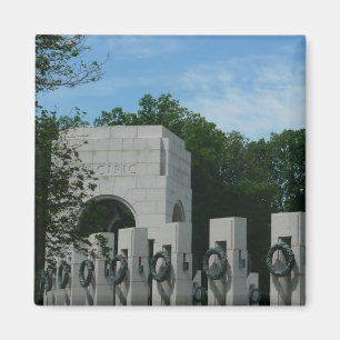 WWII-herdenkingskransen II in Washington DC Magneet