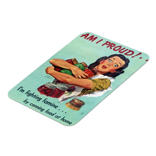 WWII Home Canning Magneet (Linkerzijde)