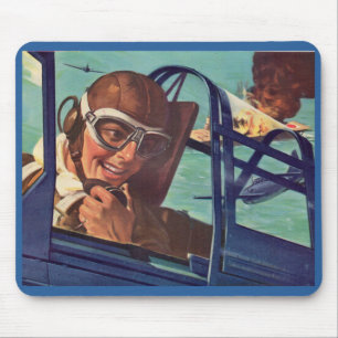 WWII-hondengevecht in de lucht van 1940 Muismat