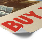 WWII Kopen oorlogsobligaties Poster (Hoek)