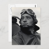 WWII Marine Corps Ace Major John Smith Briefkaart (Voorkant / Achterkant)