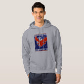 WWII Marine Corps Poster Hoodie (Voorkant volledig)