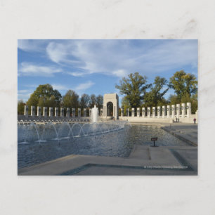 WWII Memorial Fountain. Atlantische zijde Briefkaart