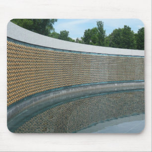 WWII Memorial Freedom Wall in Washington DC Muismat