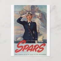 WWII Militair Poster voor rekrutering — Vrouwen