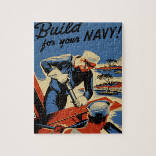 WWII Navy Poster Design Legpuzzel