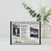 Wwii Navy Recruit2 Briefkaart (Staand voorkant)