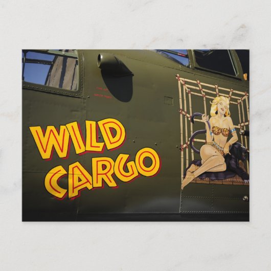 WWII Nose Art Briefkaart (Voorkant)