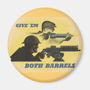 WWII Patriottisch Poster Magneet