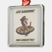 WWII Patriottisch Poster Ornament (Links)