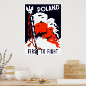 WWII Polen, eerste Poster in de strijd (Keuken)