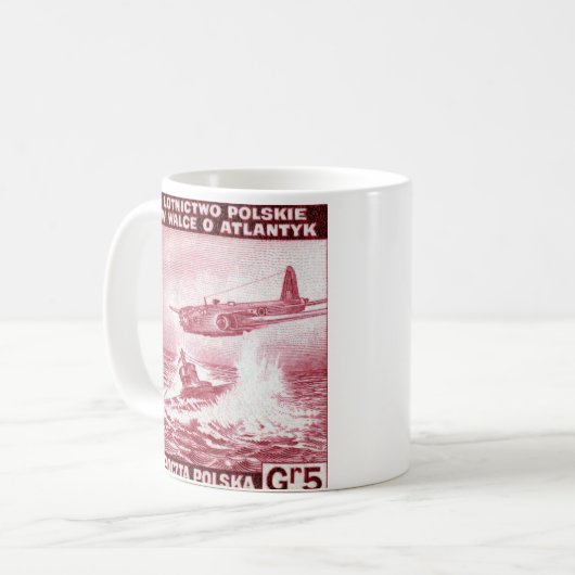 WWII Poolse luchtmacht Koffiemok (Voorkant links)