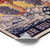 WWII poster van de parelhaven (Hoek)