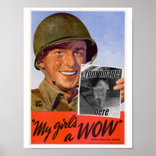 WWII Poster voor mijn meisje