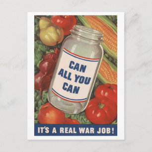 WWII Posters voor patriottisch recht Briefkaart