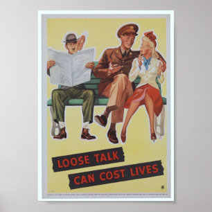 WWII propaganda-poster/oorlogsinspanning Poster