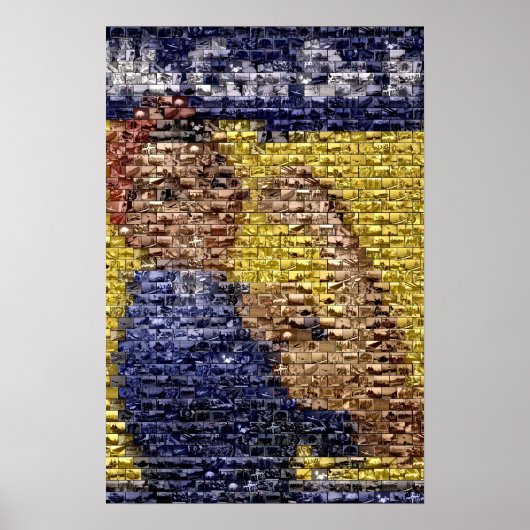 WWII Rosie de Riviter montage Poster (Voorkant)