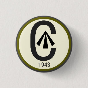 wwII Spearhead logo Canada Ronde Button 3,2 Cm