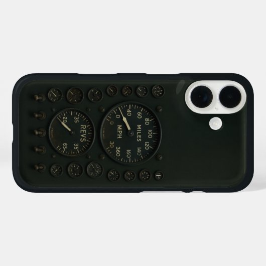 WWII Spitfire iPhone Case (Achterkant (horizontaal))