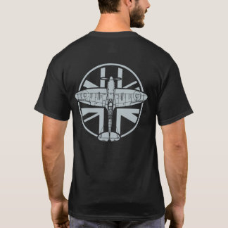 WWII Spitfire RAF 016 Hemelsblauw T-shirt
