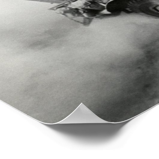 WWII US Marine truck raketten, Iwo Jima Poster (Hoek)