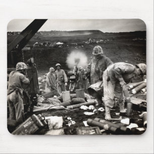 WWII US Marines on Iwo Jima Muismat