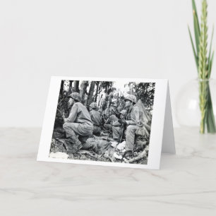 WWII US Marines on Peleliu Kaart