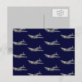  WWII US Vliegtuig 2 Briefkaart (Voorkant / Achterkant)