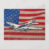  WWII US Vliegtuig Briefkaart (Voorkant)