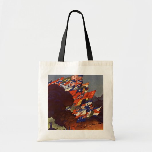 WWII Vintage Poster Bag Tote Bag (Voorkant)