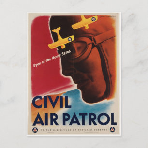 WWII Vintage Poster Briefkaart