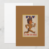 WWII Vintage Poster Kaart (Voorkant / Achterkant)