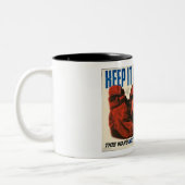 WWII Vintage Poster Mok (Links)