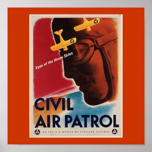 WWII Vintage Poster Poster (Voorkant)