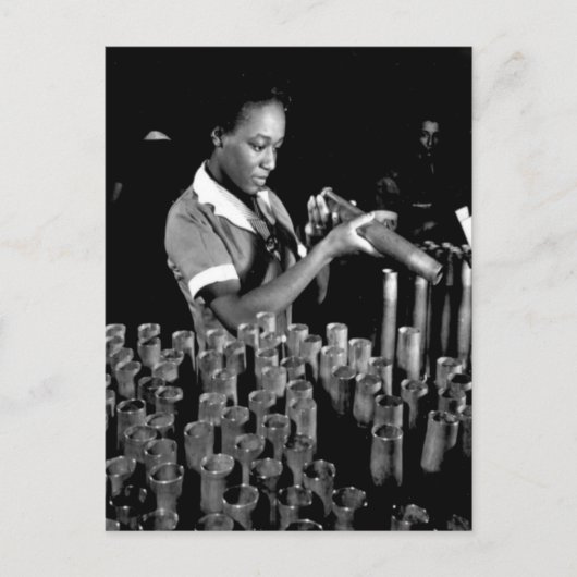 WWII Vrouwen op de Homefront/Oorlog Briefkaart (Voorkant)