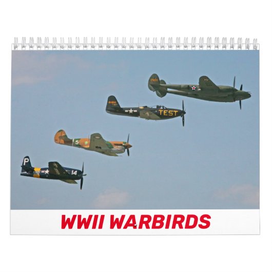 WWII-Warvogelkalender Kalender (Hoes)