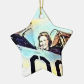 WWII Wasp Pilot Ornament (Links)