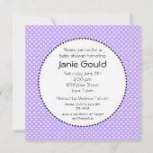 Wwil dat er echte uitnodigingen voor Baby shower k (Achterkant)