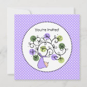 Wwil dat er echte uitnodigingen voor Baby shower k (Voorkant)