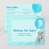 Wwil om een baby te krijgen - briefkaart van het b (Voorkant / Achterkant)