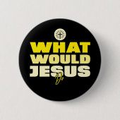WWJD - Que ferait Jésus ? Badge (Devant)